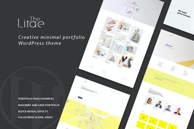 The Litae - Minimal Portfolio WordPress Theme 1.4.0