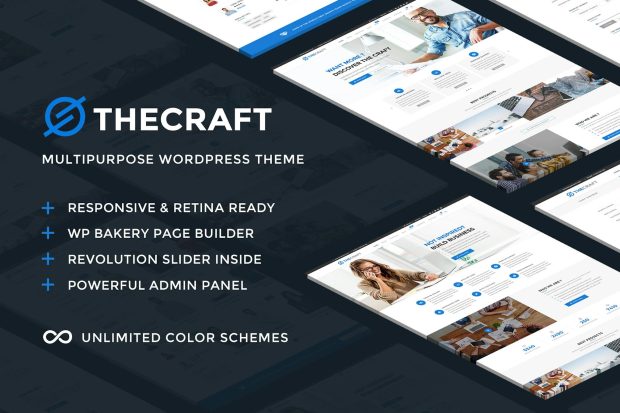 TheCraft - Responsive Multipurpose WordPress Theme 1.26