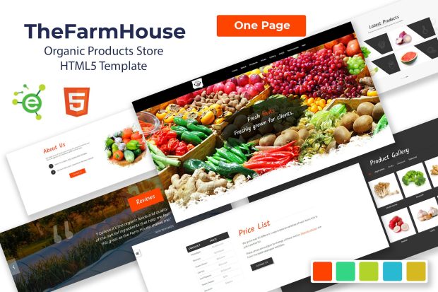 TheFarmHouse - Organic Products HTML5 Template