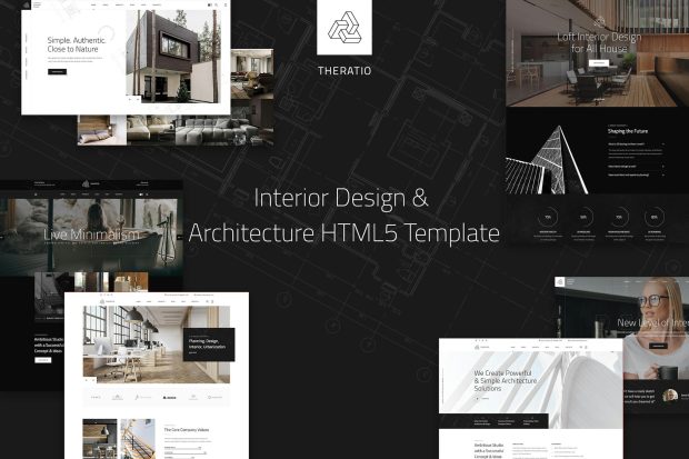 Theratio - Interior Design & Architecture HTML5