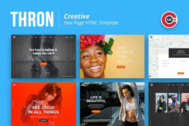 Thron - Creative One Page Template