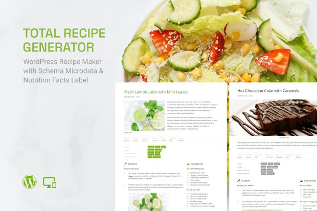 Total Recipe Generator (Recipe Gutenberg Block) 0.4.0