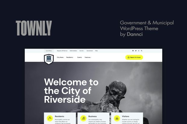 Townly - Government & Municipal WordPress Theme 1.1