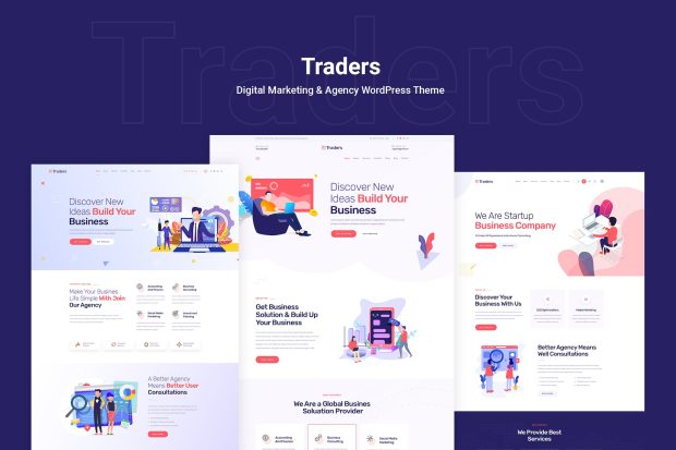 Traders - Digital Marketing & Agency WordPress 1.0