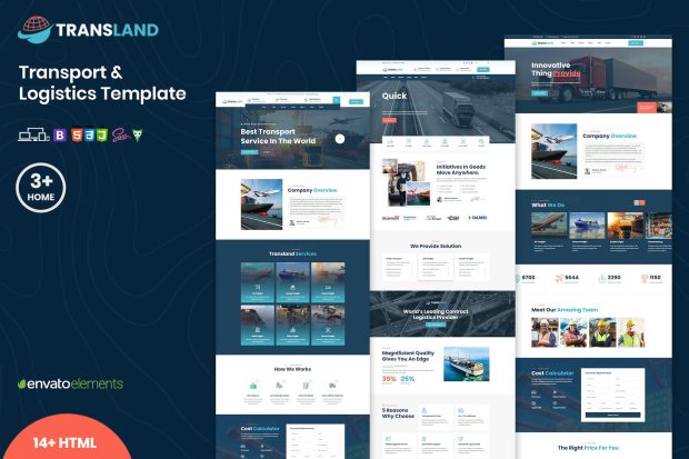 Transland - Transportation & Logistics HTML