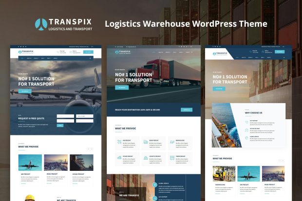 Transpix - Logistics Warehouse WordPress Theme 1.0