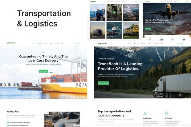 Transportation and Logistics Theme - Transflash 1.0.8