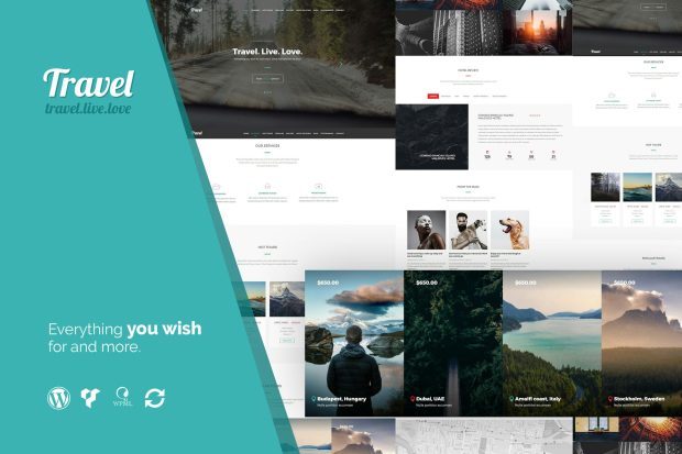 Travel - One Page Modern Tour Agency WP Theme 1.4.4