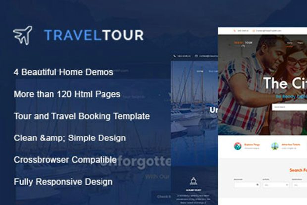 Travel Tour - Travel, Tour HTML Template