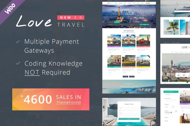 Love Travel - Travel WordPress Theme 5.3