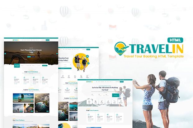 Travelin - Travel Tour Booking HTML Templates