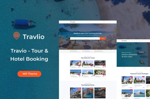 Travlio - Travel Booking WordPress Theme 1.0.4