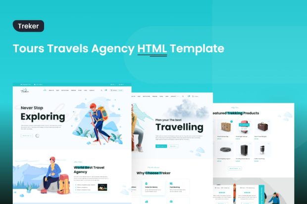 Treker - Tours and Travels Agency HTML Template