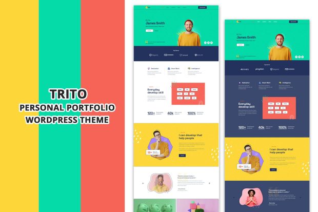 Trito - Personal Portfolio WordPress Theme 1.0