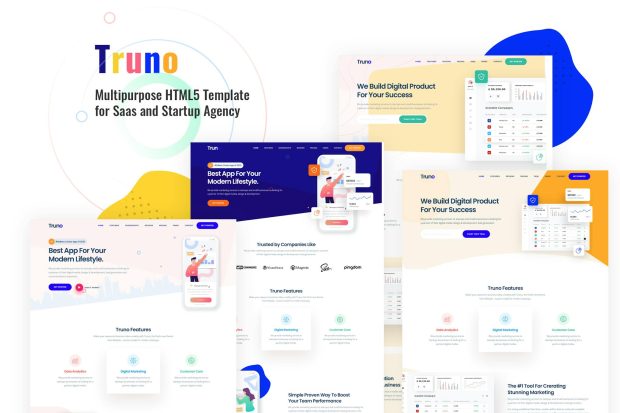 Truno - Saas and Startup Agency HTML5 Template