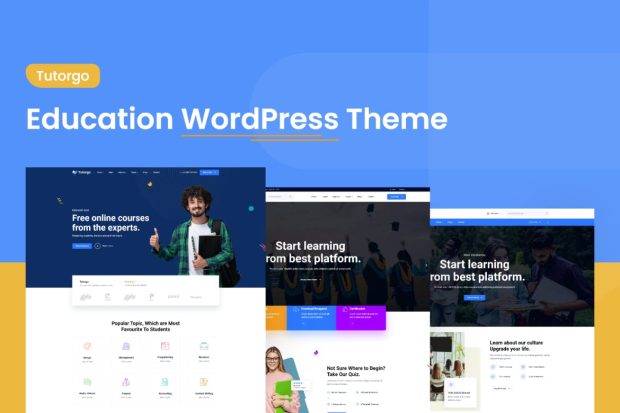 Tutorgo Online Training Education WordPress Theme 1.0.1