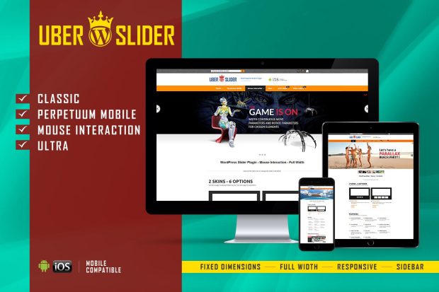 UberSlider - Layer Slider WordPress Plugin 2.2