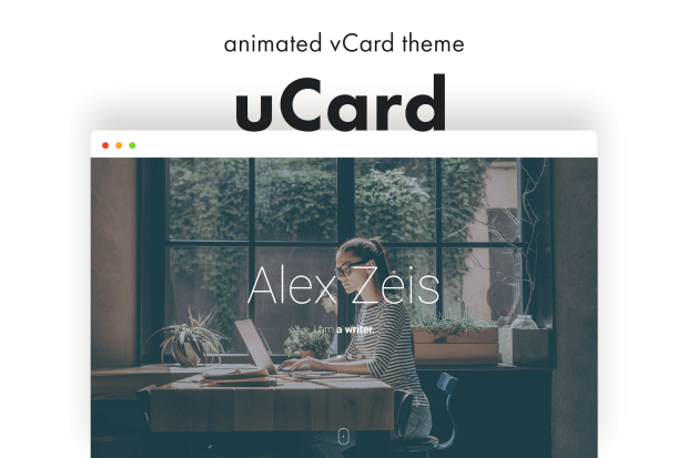 uCard - Animated vCard WordPress Theme 1.2.7