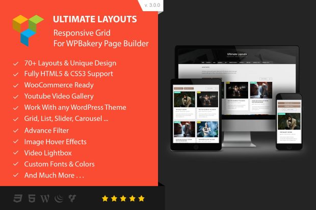 Ultimate Layouts - Addon For WPBakery Page Builder 3.0.8