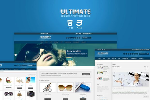 Ultimate - Responsive HTML Template