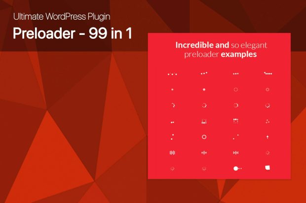 Ultimate WordPress Preloader - 99 CSS3 Preloaders 1.1.1