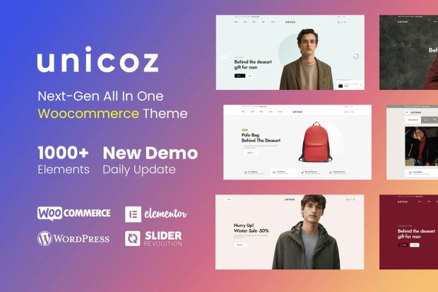 Unicoz - Elementor WooCommerce Theme 1.0.5