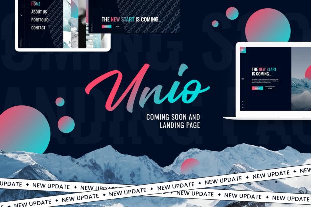 Unio - Coming Soon & Landing Page Template