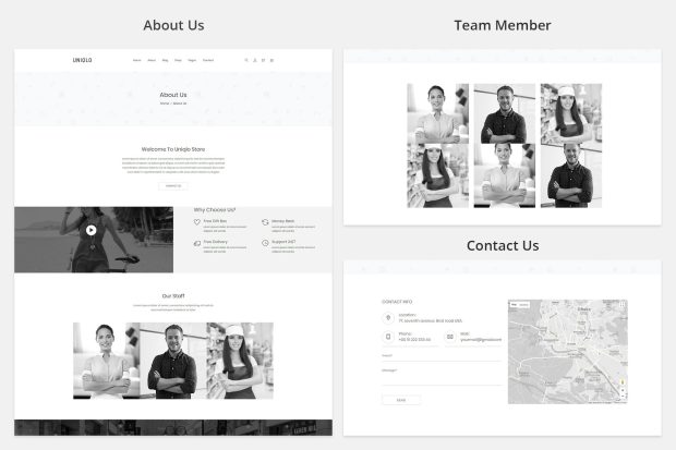 Uniqlo - Minimal HTML Template