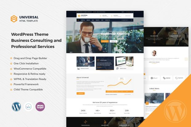 Universal - Business Consulting WordPress Theme 2.7