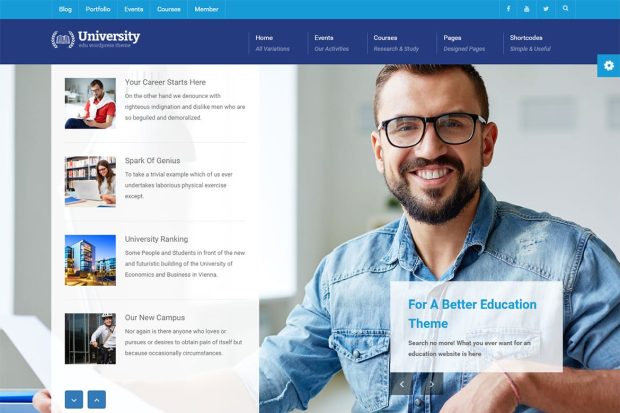 University - Education, Event and Course HTML Template