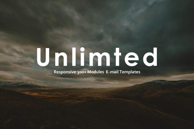 Unlimted - 300+ Modules E-mail Template