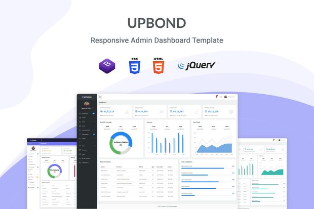 Upbond - Responsive Admin Dashboard Template