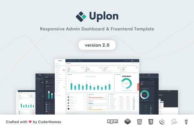 Uplon - Admin Dashboard & Landing Template