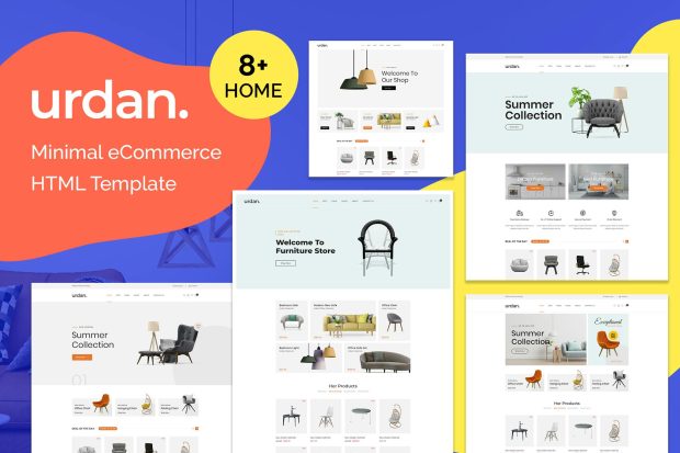 Urdan - Minimal eCommerce HTML Template