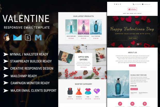 Valentine - Responsive Email Template