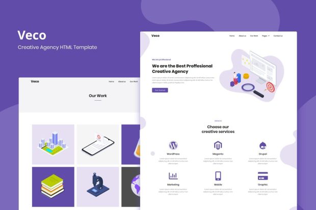 Veco - Creative Agency HTML Template