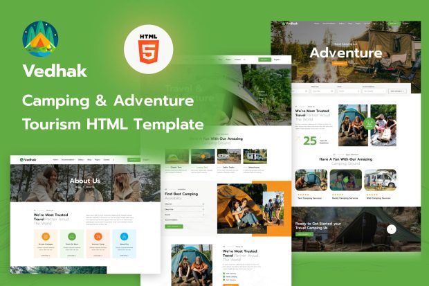 Vedhak - Adventure Tours and Travel HTML Template