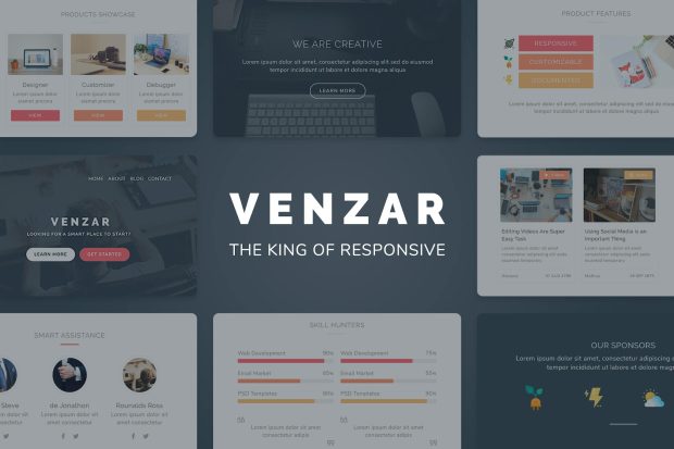 Venzar Responsive Clean Email Template