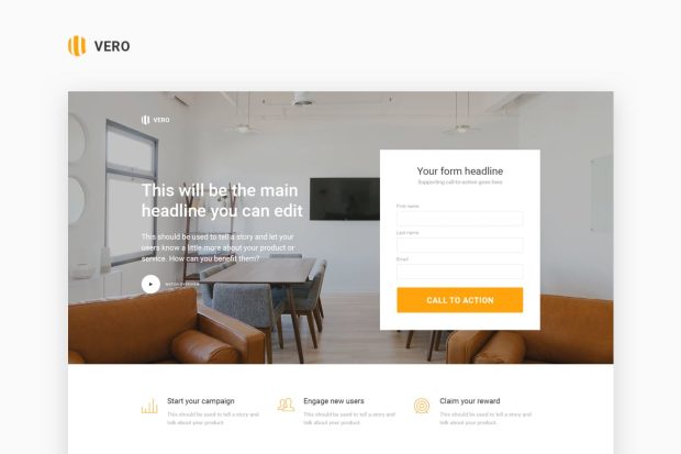 Vero - Marketing Landing Page Html Template