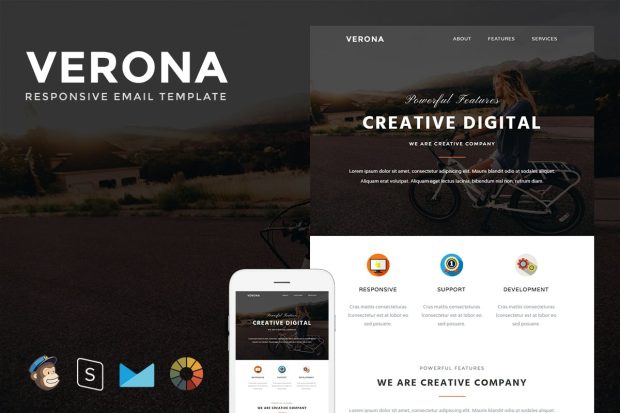 Verona - Responsive Email + StampReady Builder