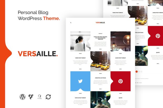 Versaille - Personal Blog WordPress Theme 1.4.1