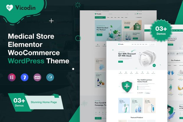 Vicodin - Medical Store WordPress Theme 1.1