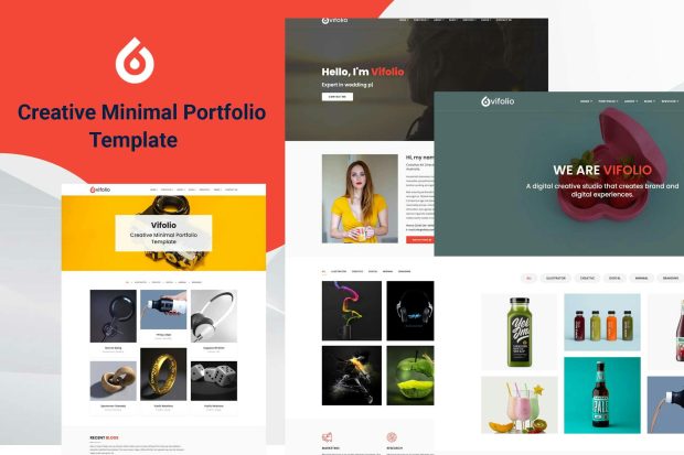 Vifolio - Creative Minimal Portfolio Template