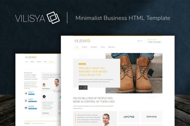 Vilisya - Minimalist Business HTML Template