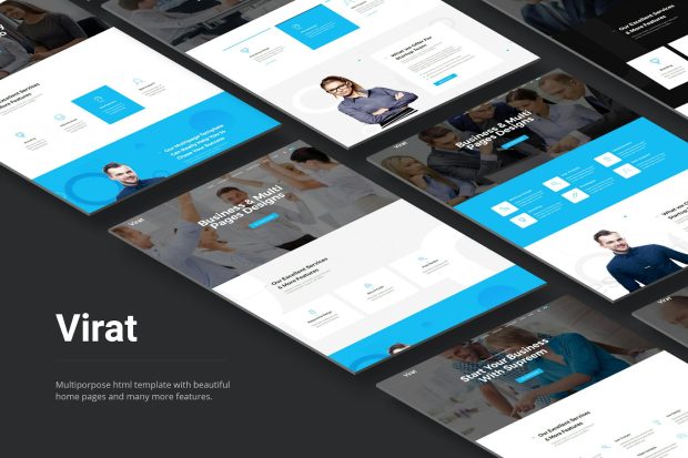 Virat- Responsive Multipurpose HTML5 Template