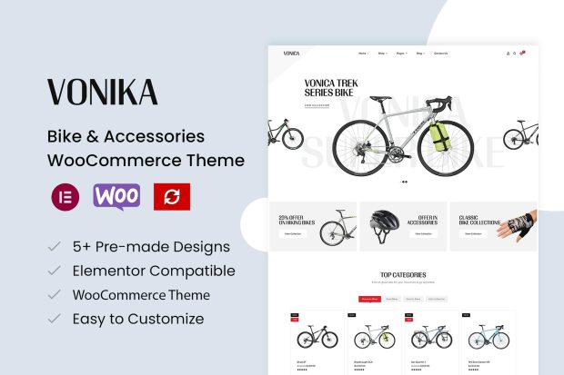 Vonica - Bike & Accessories WooCommerce Theme 1.0.2