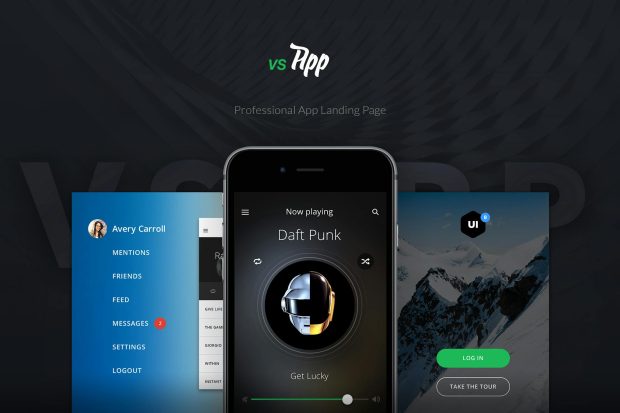 VSApp - Ultimate App Landing Page