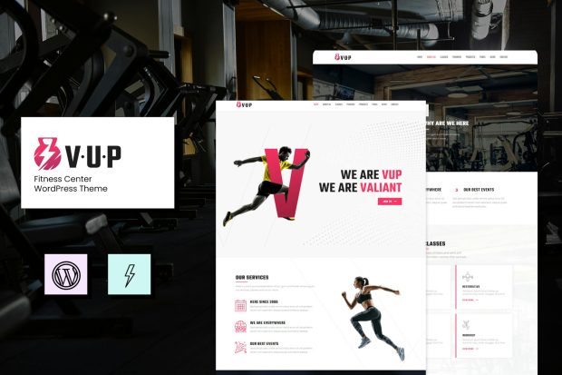 VUP - Fitness Center WordPress Theme 1.3