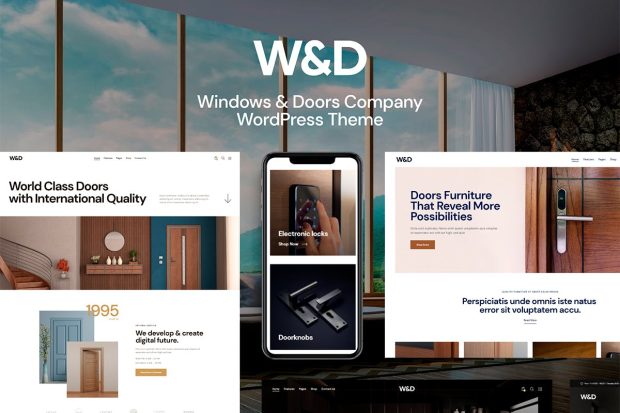 W&D - Windows & Doors Company WordPress Theme 1.8.0