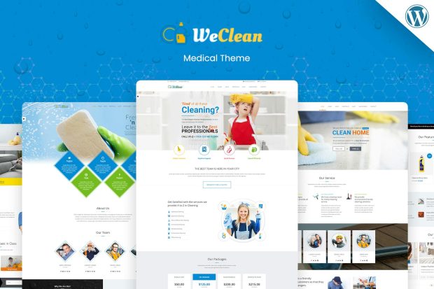 We Clean - Cleaning WordPress Theme 3.5